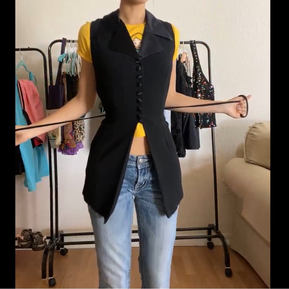 Vintage City Triangles vest top Size 7 S/M